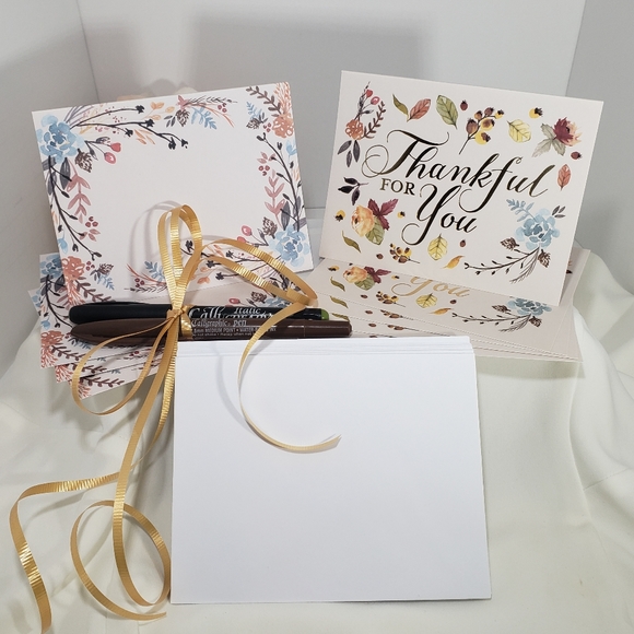 New Calligraphy Pen & Notecards Gratitude Set - Picture 5 of 5